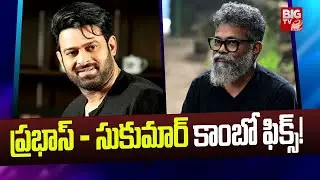 Prabhas - Sukumar Movie Latest Updates | ప్రభాస్- సుకుమార్ కాంబో ఫిక్స్! || BIG TV ET
