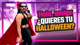 Pre-HALLOWEEN🎃VAMPÍRO dando dulces🧛🏼‍♂️De qué te vas a DISFRAZAR?