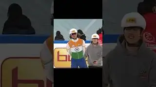 17 yr. Old Indian Short Track Speed Skater Eklavya's ISU World Tour Debut  #eklavya #shorttrack #isu