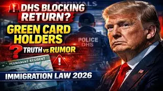 DHS Blocking Green Card Holders from Returning Home? Truth vs Rumor | Immigration Law 2026