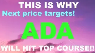 This is why #ADA will hit Top course !!! Price prediction, more insights in the memberships !