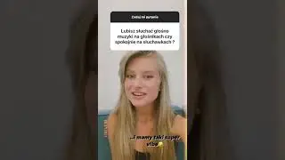Czy lubię słuchać głośno muzyki? | Ola Szkołda #Shorts #Tiktok #Fashion