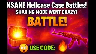 INSANE Hellcase Case Battles! Sharing Mode Went Wild! use code: jade
