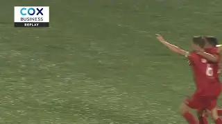 Tyler Gibson with a Goal vs. Rhode Island FC
