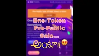 Bns Token Pre-Public Sale in Telugu | BitBns an Indian CryptoCurrency Exchange|