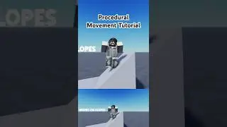 How To Make A Procedural Movement System #roblox #shorts #tutorial #gaming