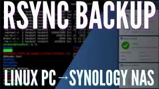 How to Backup a Linux PC to a Synology NAS using Rsync!