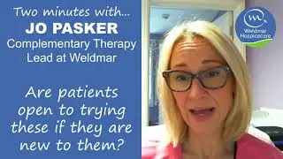 Complementary Therapy at Weldmar Hospicecare