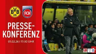 Die Pressekonferenz nach dem Spiel gegen Dortmund