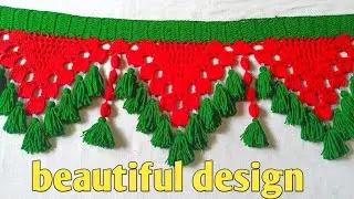 beautiful and easy toran design || jhalar ki design || new toran design || #crochet #toran #pattern