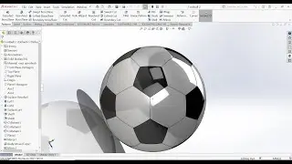Solidworks Football | Soccer Ball Design | Solidworks Tutorial in Bangla | football design