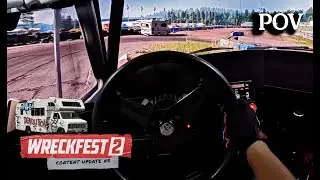 Wreckfest 2 in Triple Screen │ NEW UPDATE 3 │  Cannonhill with MotorHome │ FANATEC │ RTX 4090