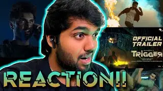 Trigger Official Trailer | REACTION!! | Atharvaa | Tanya Ravichandran | Sam Anton | Ghibran|