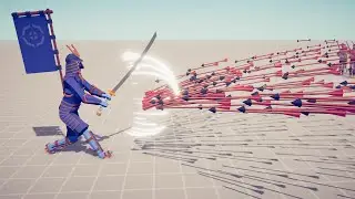 NEW SHOGUN vs 100x EVERY ARCHER - Totally Accurate Battle Simulator TABS