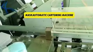 50 PC Masks Automatic Cartoner Machine Box Filling Sealing Machine | SAYOK #cartoningmachine