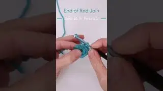 Crochet Basics - Single Crochet End of Round Slip Stitch Join