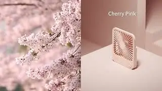 JISULIFE Portable Small Desk Fan Ultra Quiet Table Fan USB Rechargeable Cooling Fan With 4 Speed Pow