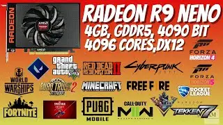 AMD RADEON R9 NENO [ 4GB, GDDR5, 4096 BIT, 4096 CORES, DX12 ] [ GAMEPLAY2023, BENCHMARK ]