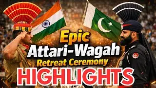 &ldquo;Sunset Flag Lowering at Wagah Border | Attari-Wagah Retreat Ceremony Explained&rdquo;