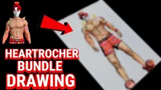 Free Fire Heartrocher Bundle Drawing 😎 Free Fire Drawing #viralvudeo #trending #youtubevideo 