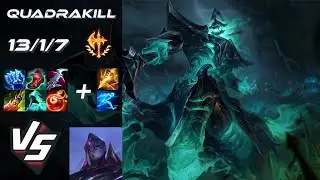 JUNGLE Hecarim vs Bel'Veth [QUADRAKILL] - NA Challenger Patch 25.20