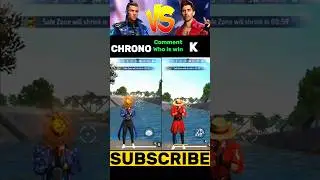 Chrono Vs K Speed Ability Test || #freefire #shorts