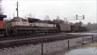 NS 732 Empty NB coal train With Grinstein Paint SD70 and AC/DC conversion NS