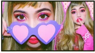 【バービーメイク】ブレンディングで作るドーリーなピンク♡