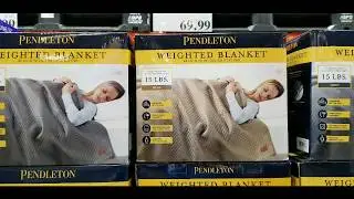 Costco! Pendleton Weighted Blanket 15 Lbs  $69!