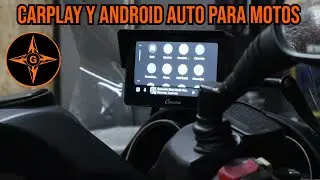 ANDROID AUTO Y APPLE CARPLAY  PARA MOTO CON CARPURIDE W502 / GINESSOT