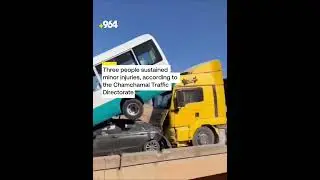 A truck lost control on the Sulaymaniyah&ndash;Chamchamal road, causing a seven-vehicle collision