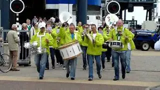 aankomst dweilorkest op Vlieland