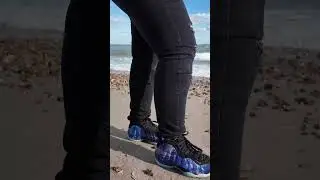 Foamposite Galaxy Sneakers with OOTD