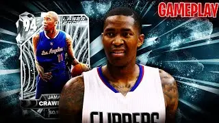 DIAMOND JAMAL CRAWFORD GAMEPLAY!! JCROSSOVER IS AN AWESOME SCORING PG IN NBA 2K25 MyTEAM!!