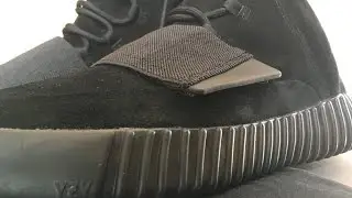 TRIPLE BLACK Yeezy 750 Boost Unboxing! {HD}
