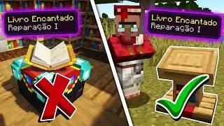 Como Conseguir Todos os ENCANTAMENTOS F&Aacute;CIL e R&Aacute;PIDO no Minecraft