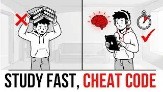 How to STUDY so FAST it feels like CHEATING