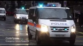London Metropolitan Police Vans  (X2) Get Lost and Come Back