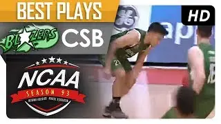 Gerard Castor with a no-look dish to Edward Dixon | CSB | Best Plays | NCAA 93 MB