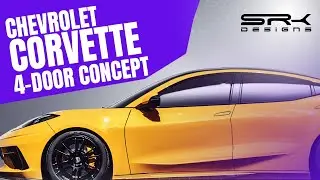 Концепт 4-дверного седана Chevrolet Corvette &mdash; будущий Chevrolet SS? | SRK Designs