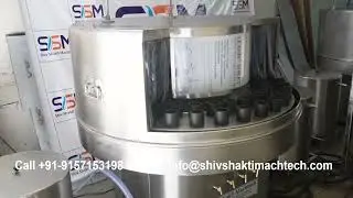 Glass Bottle Rotary Washing Machine | Water Jet Bottle Rinsing Machine