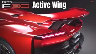 Подробности о новом активном антикрыле Ferrari F80