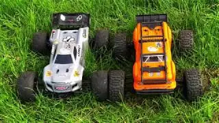 Покатушки Arrma KRATON vs Outcast 6S don't just bash blast. 4 year old child runs Arrma Kraton 6s