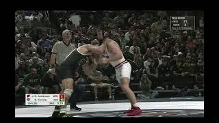 184lbs Sal Perrine (Ohio) vs Cale Anderson (Wisconsin)