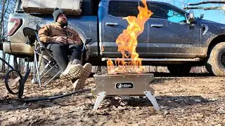 Peaceful Winter Overland Camping | Snow, Fire, and Quiet