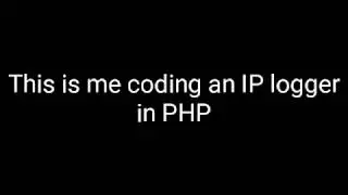 Coding An IP Logger In PHP