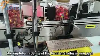 Mașină de etichetat cu trei fețe pentru cutii pătrate, echipament de etichetare de &icirc;naltă precizie