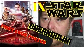 Star Wars The Rise of Skywalker Poster BREAKDOWN! FIRST LOOK Episode IX
