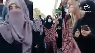 Students Making protest against physical exams in Pakistan