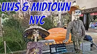 🌐 NYC LIVE Central Park West, Columbus Circle, Fifth Avenue, Menchaca Dia De Muertos Rockefeller Ctr